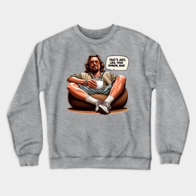 The Dude Crewneck Sweatshirt by Iceman_products